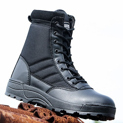 Men Desert Tactical Military Boots Men's Working Safety Shoes
