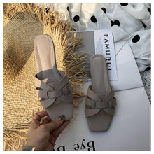 Load image into Gallery viewer, Women Brand Slippers Summer Slides Open Toe Flat Casual Shoes Leisure Sandal Female Beach Flip Flops
