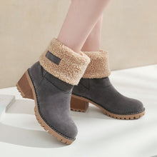 Load image into Gallery viewer, Winter Boots Women Fur Warm Snow Boots Ladies Warm Wool Booties Ankle Boot
