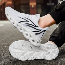 Load image into Gallery viewer, Flame Printed Sneakers Flying Weave Sports Shoes Comfortable Running Shoes Outdoor Men Athletic Shoes
